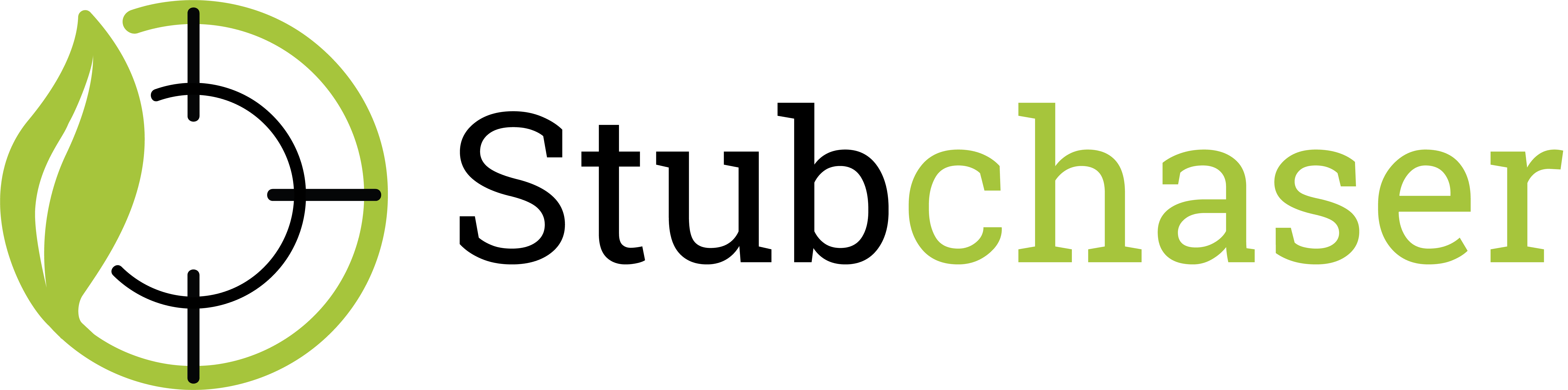 Stubchaser logo s textem